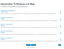 Tablet Screenshot of mayweathervsmarquezonline.blogspot.com