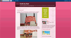 Desktop Screenshot of cardsbysam.blogspot.com