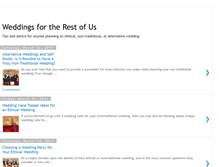 Tablet Screenshot of ethical-wedding.blogspot.com