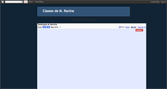 Desktop Screenshot of classedemracine.blogspot.com