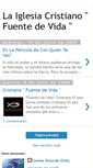 Mobile Screenshot of laiglesiafuentedevida.blogspot.com