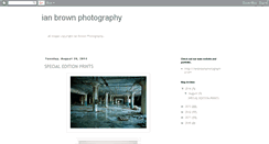 Desktop Screenshot of ianbrownphotography.blogspot.com