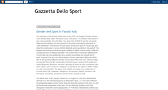 Desktop Screenshot of gazzettadellosports.blogspot.com