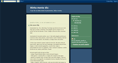 Desktop Screenshot of minhamentediz.blogspot.com