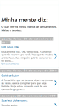 Mobile Screenshot of minhamentediz.blogspot.com