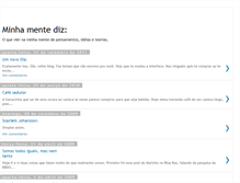 Tablet Screenshot of minhamentediz.blogspot.com