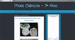 Desktop Screenshot of maisciencia7.blogspot.com