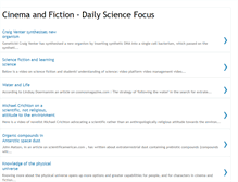 Tablet Screenshot of cinemaandfictionscience.blogspot.com