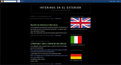 Desktop Screenshot of interinosenelexterior.blogspot.com