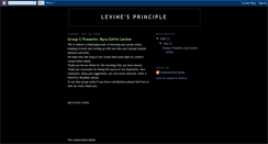 Desktop Screenshot of levinesprinciplebygroupc.blogspot.com