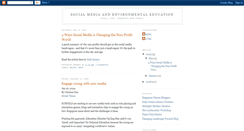 Desktop Screenshot of ecosocialmedia.blogspot.com