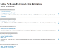 Tablet Screenshot of ecosocialmedia.blogspot.com