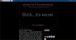 Desktop Screenshot of intimatelymrenee.blogspot.com