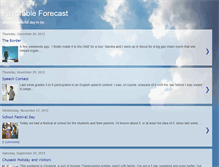 Tablet Screenshot of favorableforecast.blogspot.com