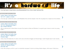 Tablet Screenshot of itsahardwoodlife.blogspot.com