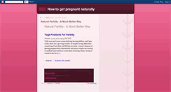 Desktop Screenshot of get-pregnant-naturally-fast.blogspot.com