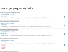 Tablet Screenshot of get-pregnant-naturally-fast.blogspot.com