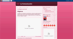 Desktop Screenshot of lacomunicacion-joselito.blogspot.com