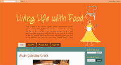 Desktop Screenshot of livinglifewithfood.blogspot.com