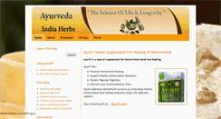 Desktop Screenshot of india-herbs.blogspot.com