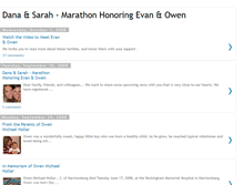 Tablet Screenshot of danasarahmarathon.blogspot.com