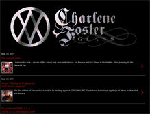 Tablet Screenshot of charlenefoster.blogspot.com