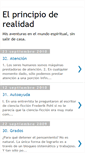 Mobile Screenshot of elprincipioderealidad.blogspot.com