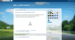Desktop Screenshot of mecshipyards.blogspot.com