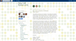 Desktop Screenshot of campgalilsummer2009.blogspot.com