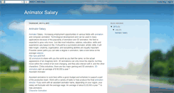 Desktop Screenshot of animatorsalary.blogspot.com