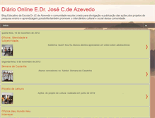 Tablet Screenshot of diarioonlinecazevedo.blogspot.com