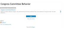 Tablet Screenshot of congresscommitteebehavior.blogspot.com