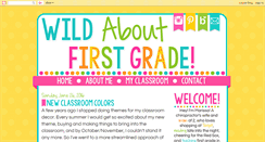 Desktop Screenshot of mtompkins-wildaboutfirstgrade.blogspot.com