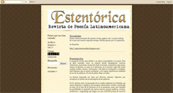 Desktop Screenshot of estentorica.blogspot.com