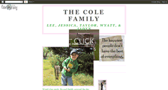 Desktop Screenshot of ljcolefamily.blogspot.com