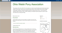 Desktop Screenshot of ohiowelshponyassociation.blogspot.com