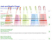 Tablet Screenshot of joshandbradiscloset.blogspot.com