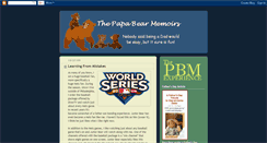 Desktop Screenshot of papabearmemoirs.blogspot.com