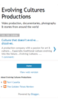 Mobile Screenshot of evolvingcultures.blogspot.com