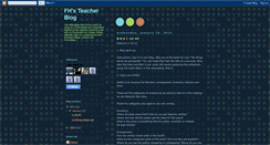 Desktop Screenshot of frannyisateacher.blogspot.com