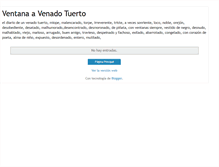 Tablet Screenshot of desdemivenadotuerto.blogspot.com