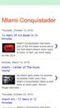 Mobile Screenshot of miamiconquistador.blogspot.com