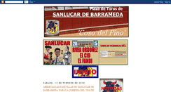 Desktop Screenshot of plazadetorosdesanlucardebarrameda.blogspot.com