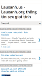 Mobile Screenshot of lauxanh-us-org.blogspot.com