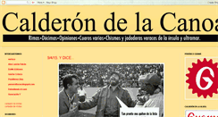 Desktop Screenshot of calderondelacanoa.blogspot.com