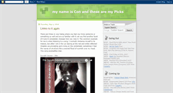 Desktop Screenshot of conspicks.blogspot.com