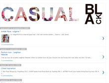 Tablet Screenshot of casual-black.blogspot.com