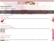 Tablet Screenshot of estudiosud.blogspot.com