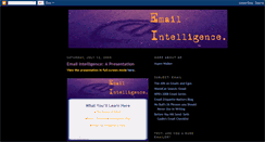 Desktop Screenshot of email-intelligence.blogspot.com