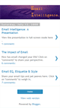 Mobile Screenshot of email-intelligence.blogspot.com